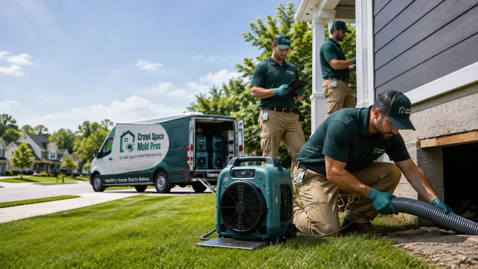 Crawl Space Mold Removal in Iberia, OH